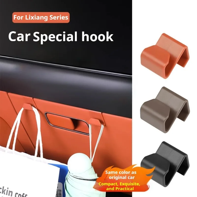 For Li Lixiang L6 L7 L8 L9 I8 MEGA Car Glove Box Hooks Leading Ideal Car Foldable Rear Seatback Hook Storage Hook Accessories