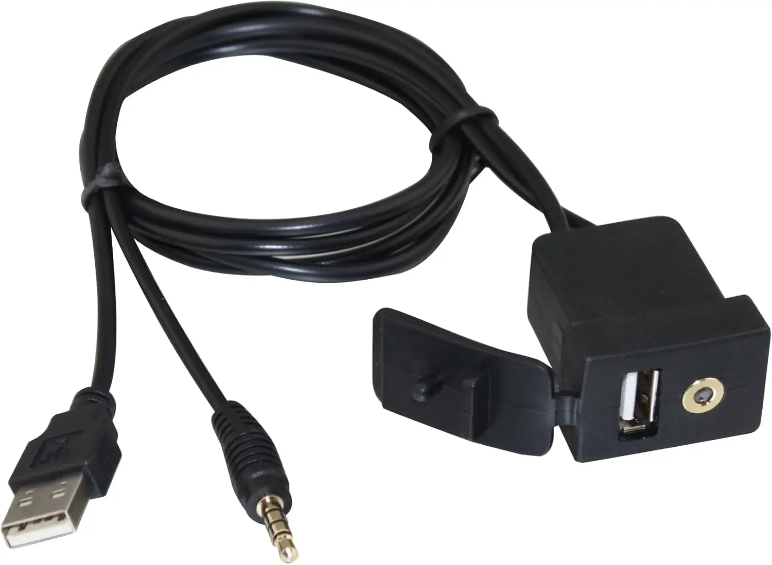 USB/Aux Extension Cable Compatible with Toyota Stereo Car Audio 70CM Long