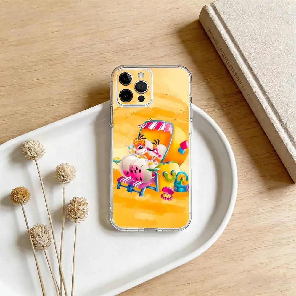 cartoon Diddl Mouse  Phone Case For iPhone 17 16 15 14 13 12 11 Mini Pro Max Plus Transparent Cover