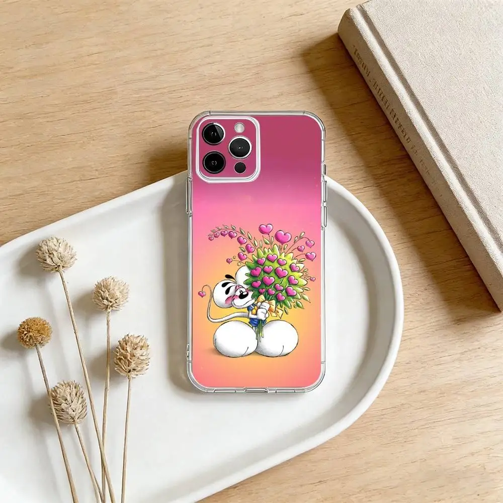 cartoon Diddl Mouse  Phone Case For iPhone 17 16 15 14 13 12 11 Mini Pro Max Plus Transparent Cover