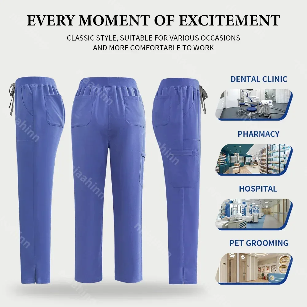 Niaahinn Wholesale Operating Room Medical Uniform Hospital Working Scrubs Set Nurse Accessories Dental Surgery Suit Pet Workwear