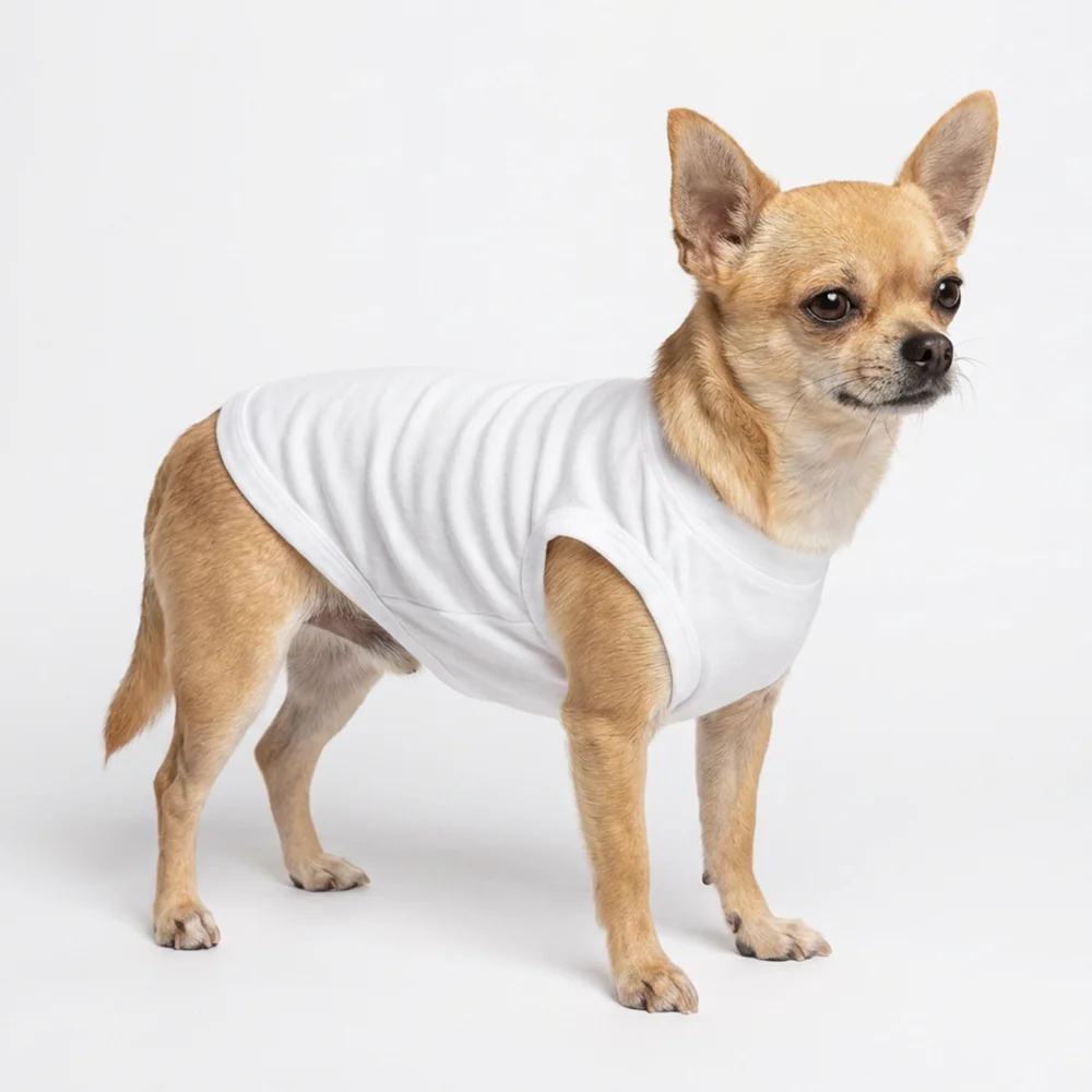 Dog Shirts Summer Dog Clothes for Small Medium Dogs Boy, Teacup, Chihuahua, Yorkie, Pug and Cats, Solid Color Puppy Shirt