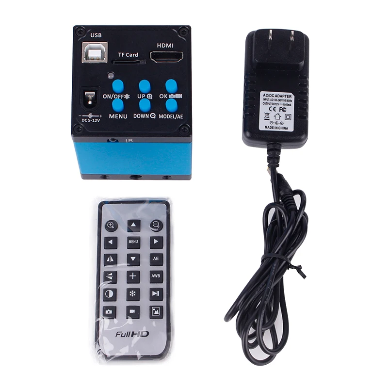 16Mps 720P Video 60Fps 5.2X Digital Zooming Usb Microscope CCD Camera With Microscope Camera Adapter Adjustable Zoom HD Camera