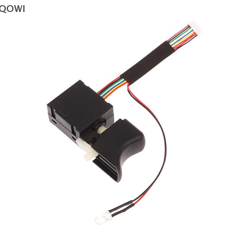 qo DC Furadeira Elétrica À Prova De Poeira Controle Velocidade Botão Gatilho Interruptor Chave 0.2A 42V De Broca Sem Fio