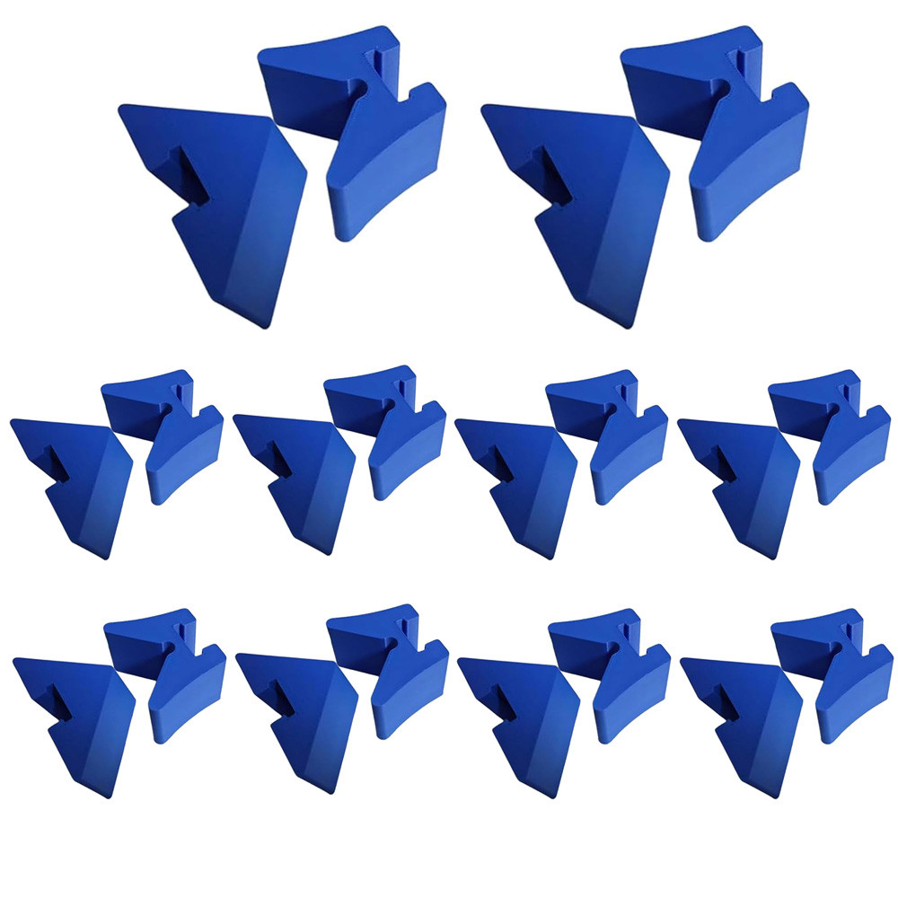 [Clearance]10 Piece ABS Corner Clamp Adapter for Quick Clamp 90 Degree Woodworking Projects[ARBES]