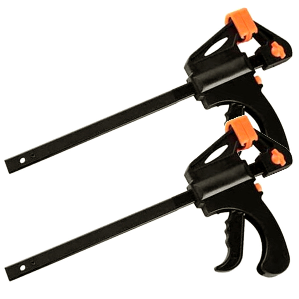 Par Grampos Sargento Aperto Rápido 6 Polegadas 152mm Marcenaria Estilo Quick Grip Clamp