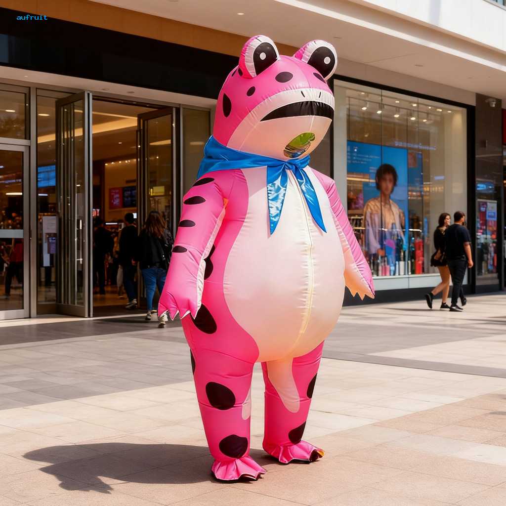FOUR SIZES FOR THE PERFECT FIT: This inflatable frog costume comes in four sizes making it perfect for both kids and ad