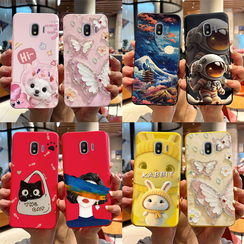 Para Samsung J2 Pro/J2 core 2018 Case Jelly Fashion Pattern Capa Traseira Em Silicone Macio Galaxy j 2 j2pro Phone Casing