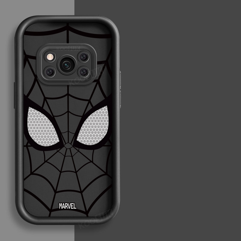 Nova Capa Para Xiaomi Poco X3 Pro X3 Nfc Spiderman Anime Pattern Silicone À Prova De Choque