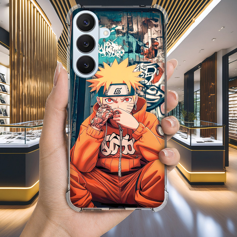 Capa Capinha GALAXY A24 A23 A22 A21S A21 A20S A20 A17 A16 A15 A14 Anti-impacto Personalizada anime NARUTO (3430)