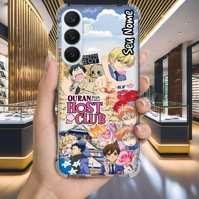 Capa Capinha GALAXY A24 A23 A22 A21S A21 A20S A20 A17 A16 A15 A14 Anti-impacto Personalizada anime OURAN nome (3547)