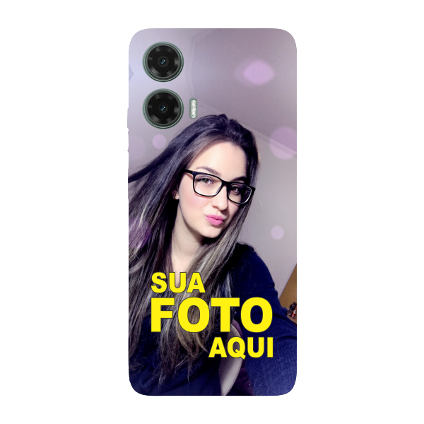 Capinha para Moto G35 Anti Impacto Personalizada - Com Foto