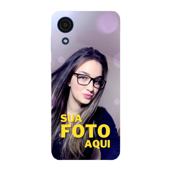 Capinha para Samsung A03 Core Anti Impacto Personalizada - Com Foto