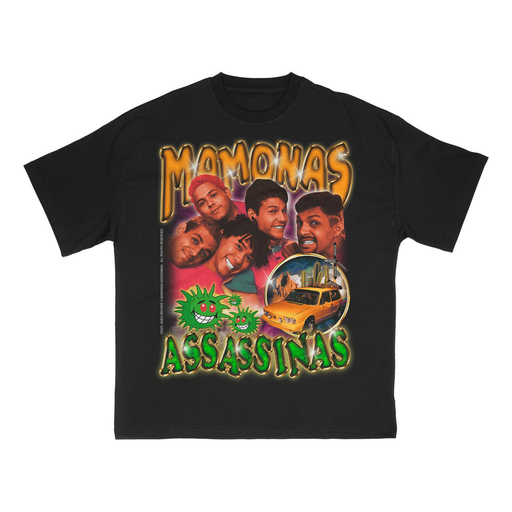 Camiseta Mamonas Assassinas Camisa Estampa Lendas Idolos Br
