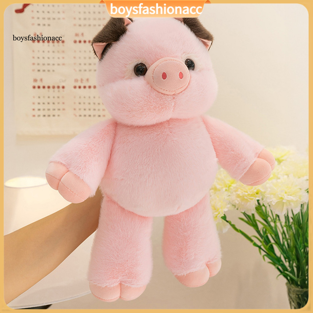 Farm Animal Plush Toys – Cute Pig Lamb Highland Cow Soft Stuffed Fluffy Hugging Dolls for Kids Adults Perfect Gift for