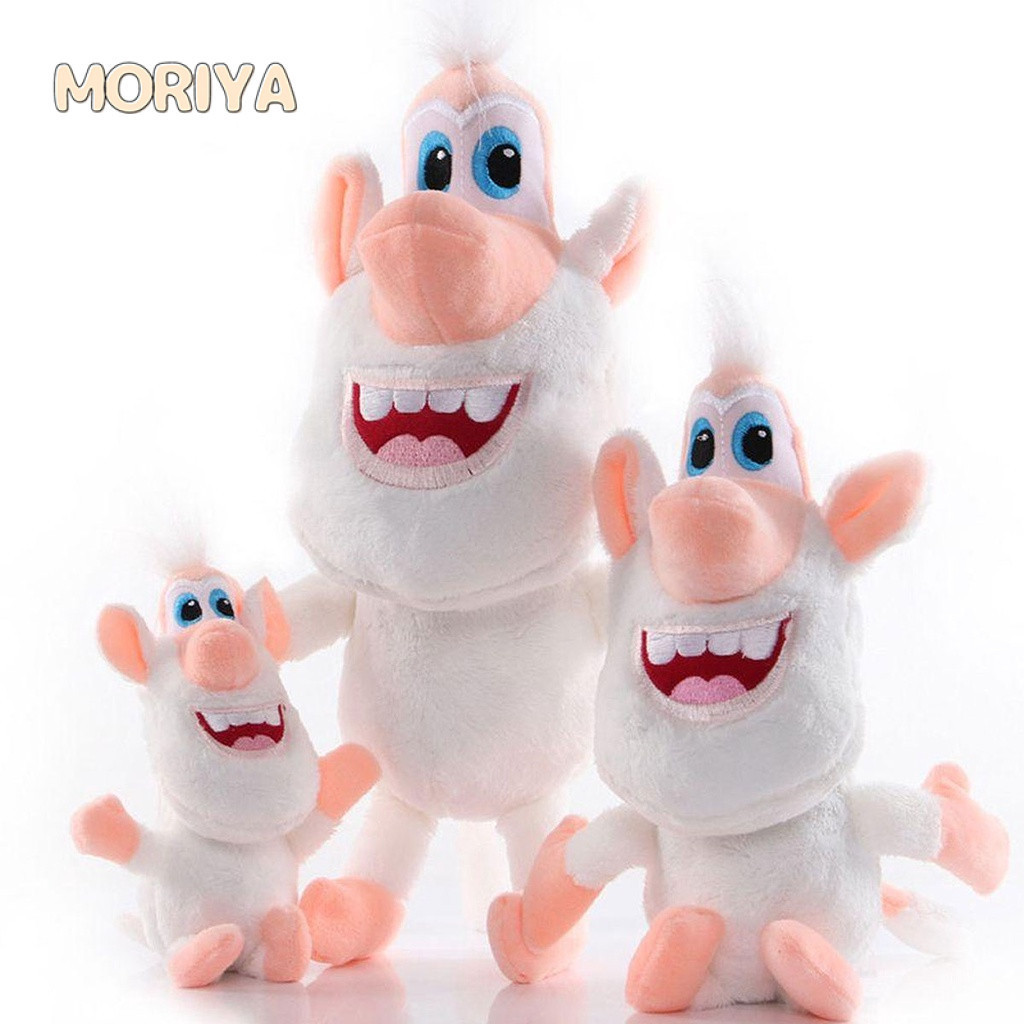 TL Rússia Cartoon Little White Pig Plush Macaco Branco Figuras De Ação De Algodão Macio Brinquedos Cooper Booba Buba