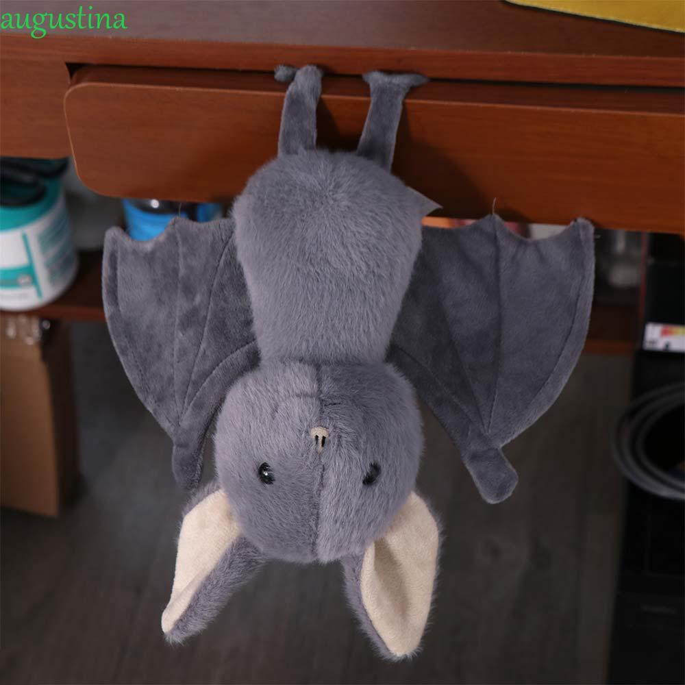 AUGUSTINA Bat Plush Toy , Design Engraçado 22cm Stuffed Animal , Cartoon Soft Grey Pig Boneca