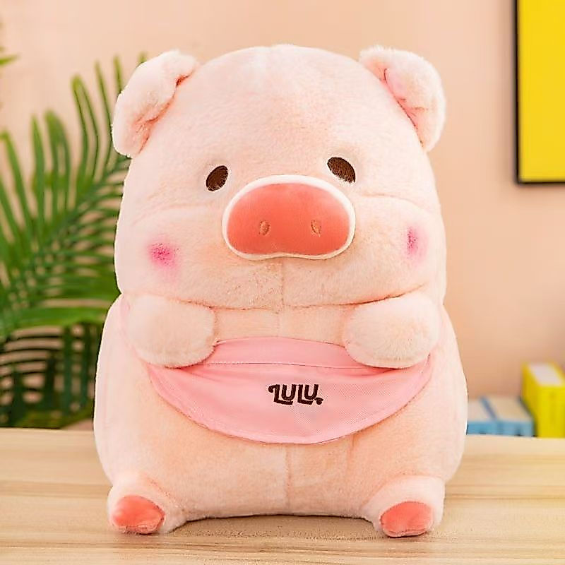 30cm Cute Lulu Pig plush toy, cuddly pillow, bed doll, super soft gift, brinquedos de menino