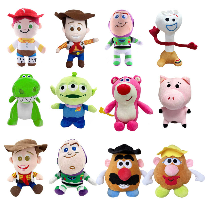 Mercadoria Spaceman Xerife plush Toy Story : Vários Brinquedos De Pelúcia , Incluindo Hug-Dragon , Fork , Ham E Pig