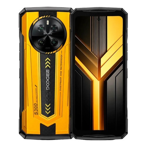 Smartphone Doogee S300 5g 9000mah 48gb/ 512gb Lançamento Amarelo Resistente