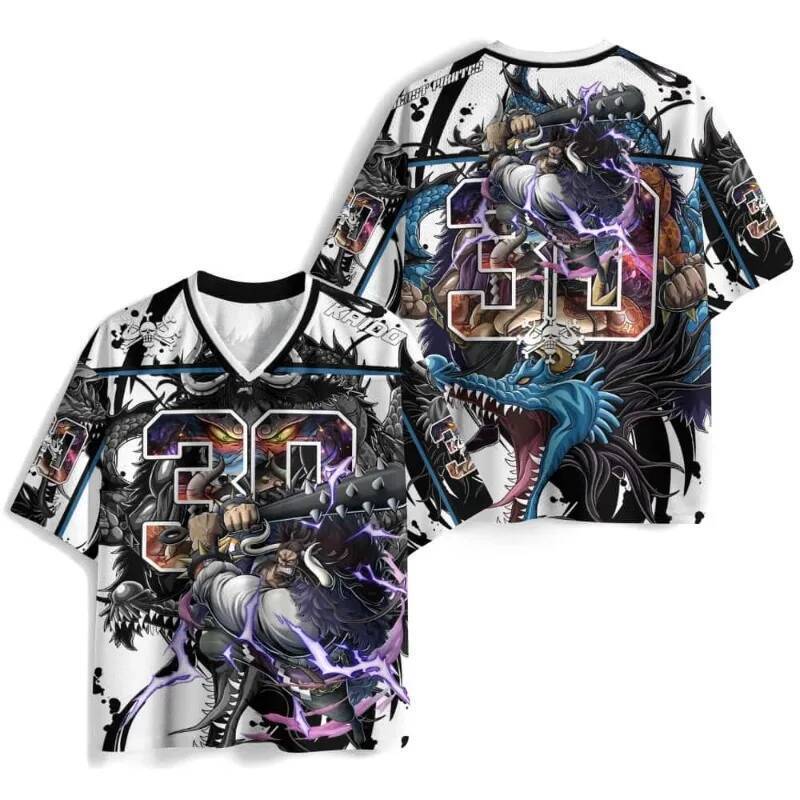 Promoção : Camiseta Esportiva Casual Infantil Unissex De Verão One Piece Kai Duo Adequada Para Combinar Com Todas As Cal