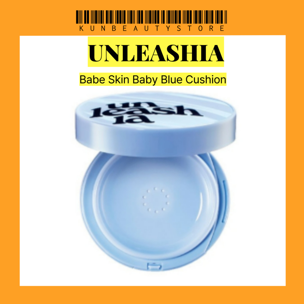 ❤️ [Unleashia] Babe Skin Baby Blue Almofada Desfoque De Poros • Airless Compact SPF40 PA + Brilho Coreano