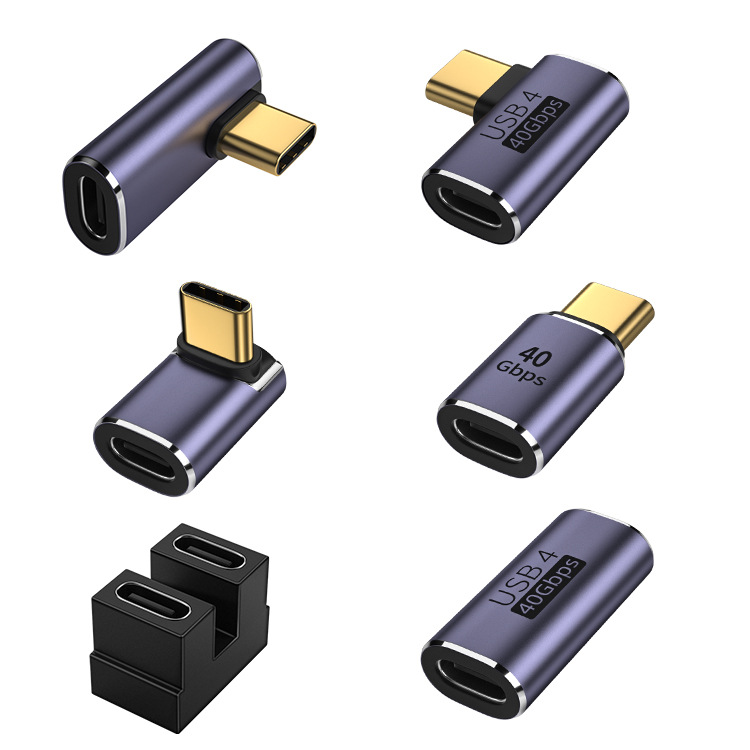 Novo Adaptador USB C Masculino para USB C Fêmea, Extensor Tipo C para Steam Deck, ROG Ally, Switch, Notebook, PC,