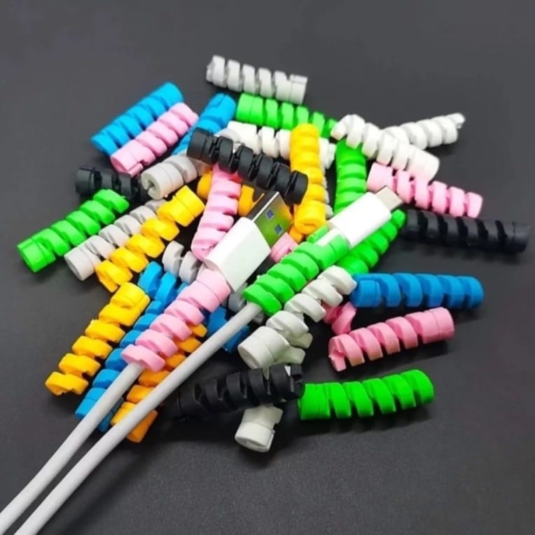 Protetor Linha De Dados Compacta Portátil Anti Quebra-proteção de cabo. um pacote com quatro