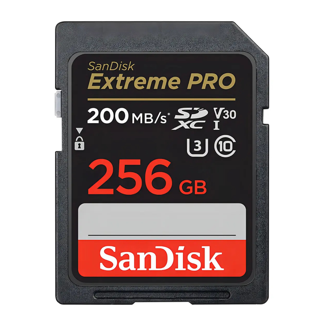 MEMÓRIA SDXC 256GB EXTREME PRO 200MB/S 4K SANDISK SDSDXXD-256G-GN4IN CLASSE 10