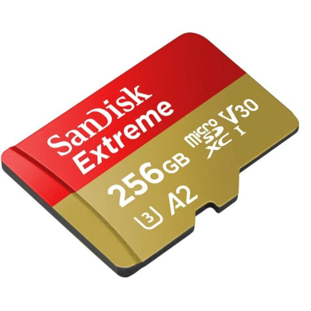 Cartão de memória SanDisk SDSQXA1-256G-GN6MA Extreme com adaptador SD 256GB