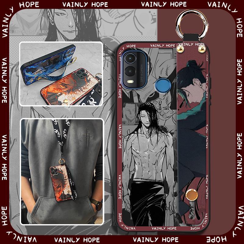 Capa De Telefone Com Suporte De Anel Para Nokia G11 Plus Traseira Anti-Queda À Prova D'água Macia Fofa Pulseira De Silic