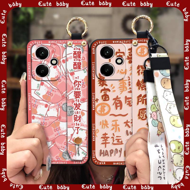 Capa Macia À Prova D'água Para Telefone Honor400 China Cartoon Anti-Poeira Pulseira Anel Suporte De Durável Design De Mo