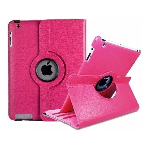 Capa Case Giratória iPad 4ª Geração 10.1 Modelo A1458 A1459 A1460 - Pink