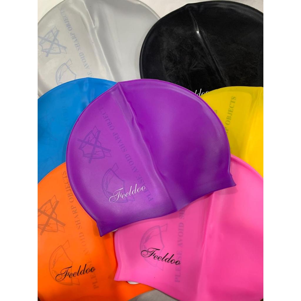 Touca de Natação Silicone Adulto Alta Elasticidade Conforto e Proteção - TAMANHO ADULTO