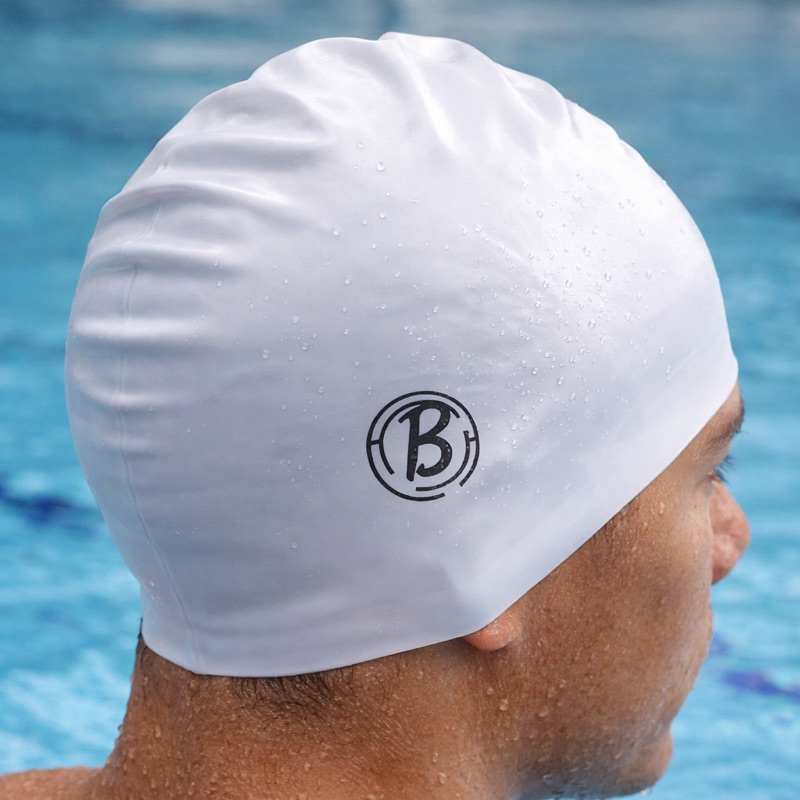 Touca de Natação Silicone Adulto Unissex Piscina Alta Elasticidade Confortável para Treino e Hidroginástica