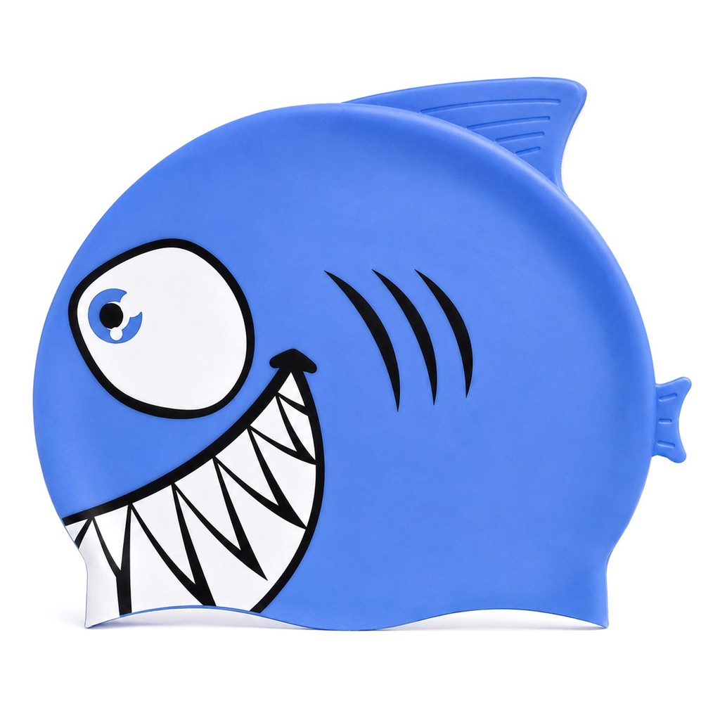 Touca Para Natação De Silicone Peixinhos Tamanho Único Unissex Hidroginástica - DM Toys
