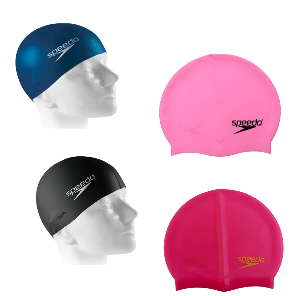 Touca de Natação Speedo De Silicone Lisa Flat Swim