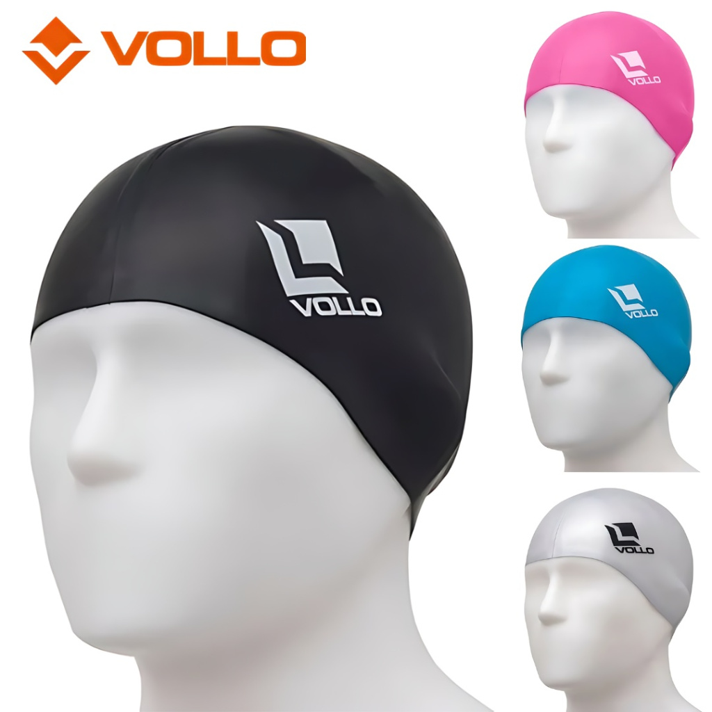 Touca de Natação Silicone Vollo Swim Cap