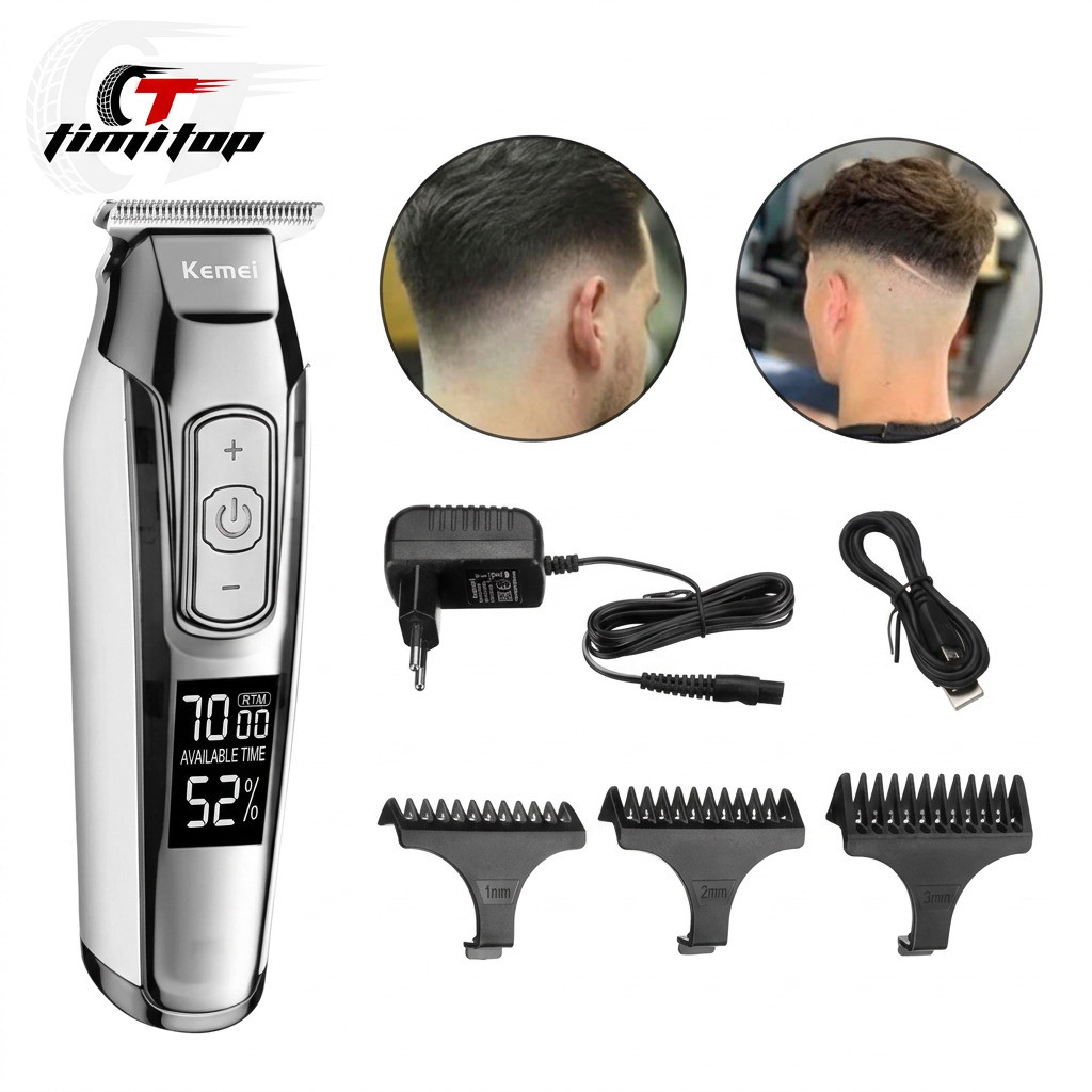 Kemei KM-032 Rechargeable Professional Foot Shaver Beard Hair Clipper
