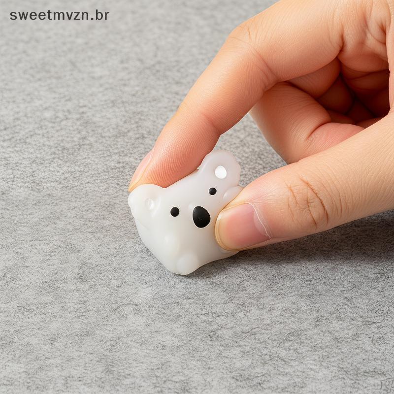 sweetmvzn Kawaii Animal Mochi Squeeze Toys 5Pcs Mini Square Soft Fidget Gadgets Para Alívio De Ansiedade Decoração De Me