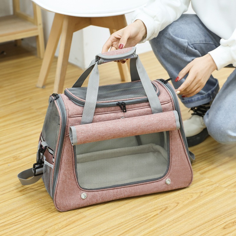 Bolsa transporte aberta para pet - cachorros cães e gatos - Estilo Square