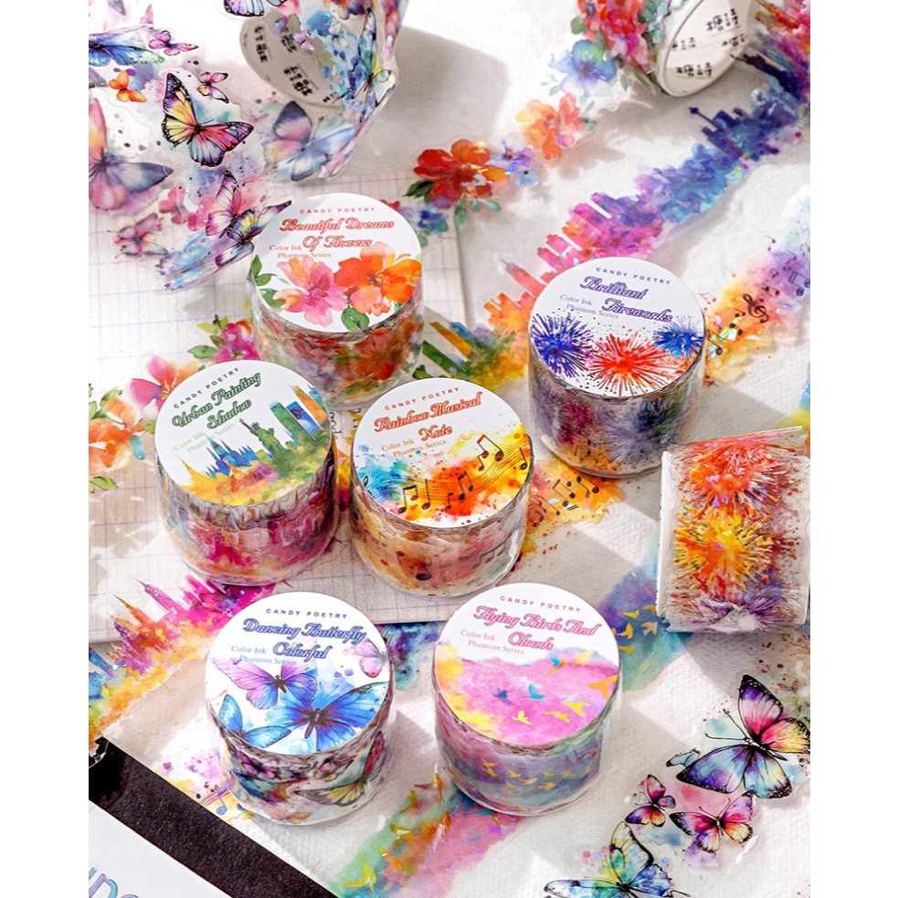 Rolo pet tape -  Color Ink Phantom Series (3,1cmx2m)
