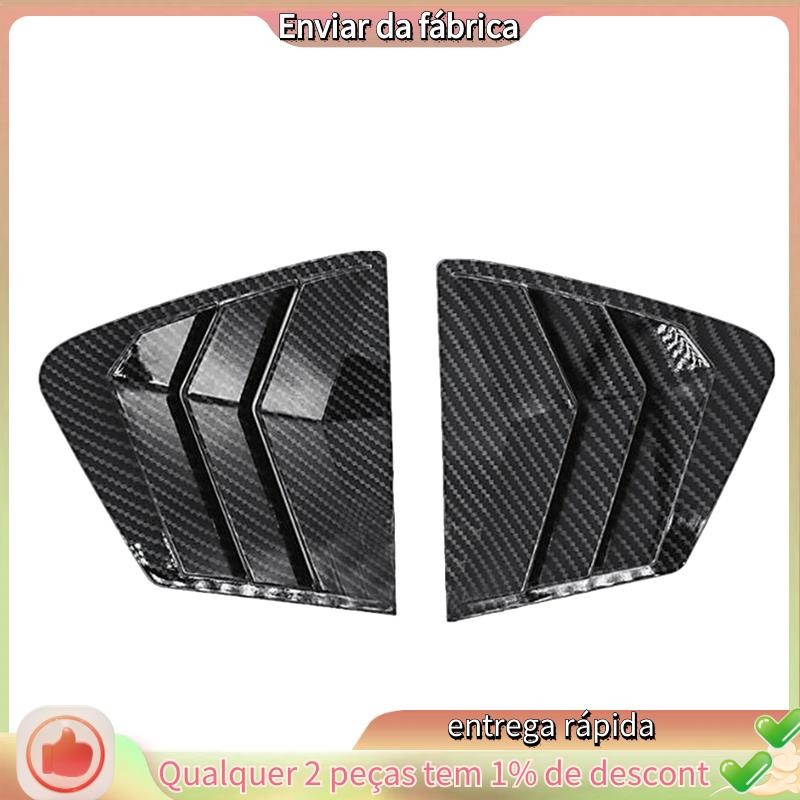 1 Par De Peças De Acessórios Para 2012-2015 Honda Civic Carro Lateral Quarto Janela Ventilação Persiana Tampa Do Obturad