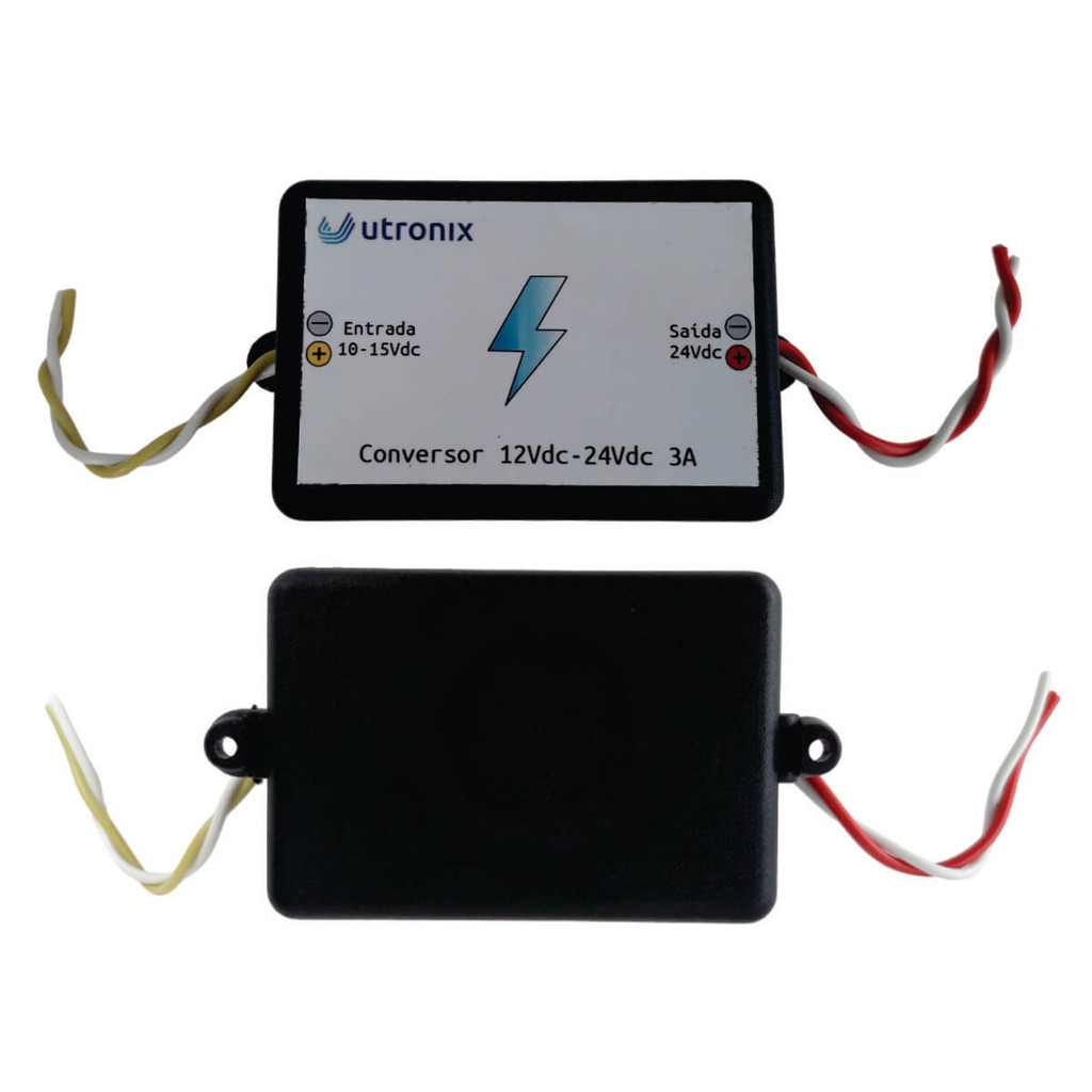 Kit 2 x Conversor de tensão de 12V para 24V 3A universal