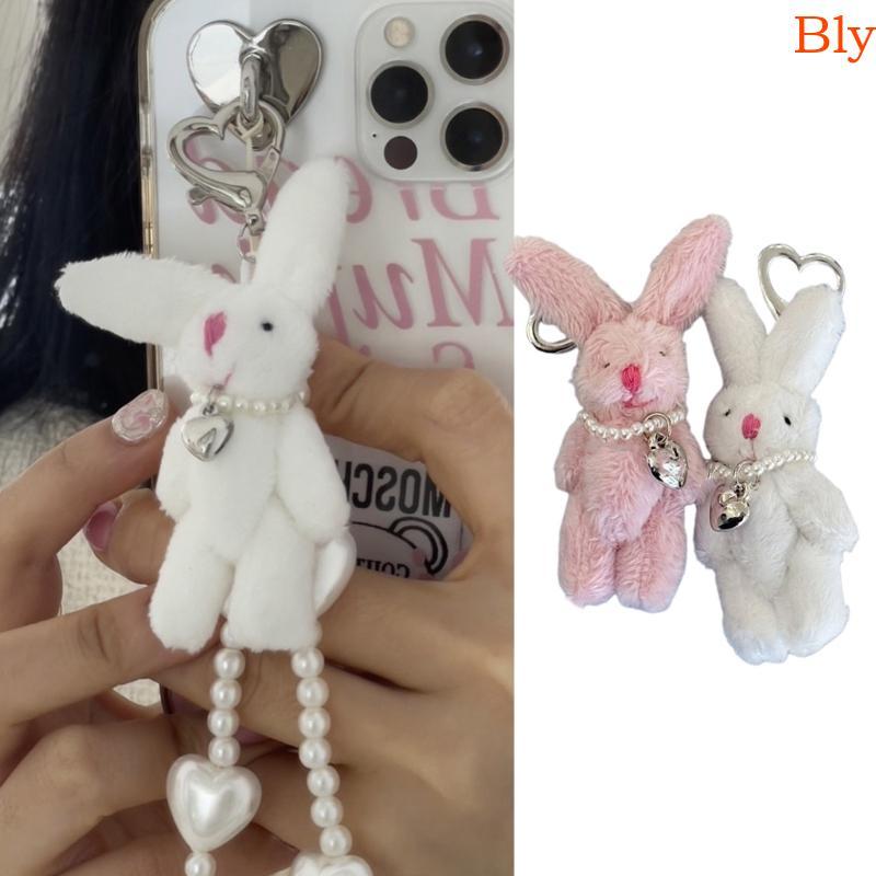 Bly Cute Bunny Phone Chain Chaveiro Estudante Bagagem Pingente Bolsa