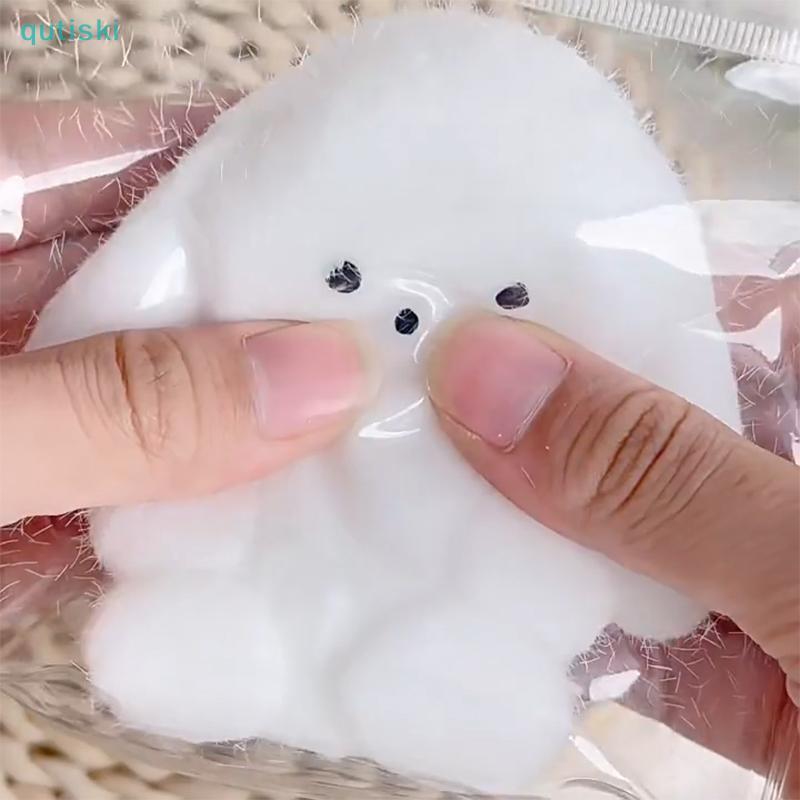 QUTI Kawaii Floing Bunny Taba Alívio Do Estresse Brinquedo De Depressão Squeeze Coelho De Pelúcia Anti Stress Fidget Toy
