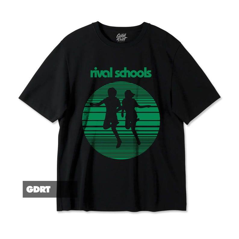 Music.Soul Camiseta Unissex Rival Schools Banda Rock Estampa United by Fate Atemporal Confortável Premium Casual