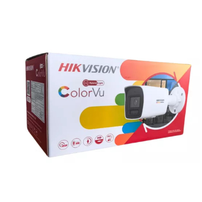 Camera Bullet Ip Metal DS-2CD1027G2H-LIU(2.8mm) Hikvision Colorvu 2megas Poe