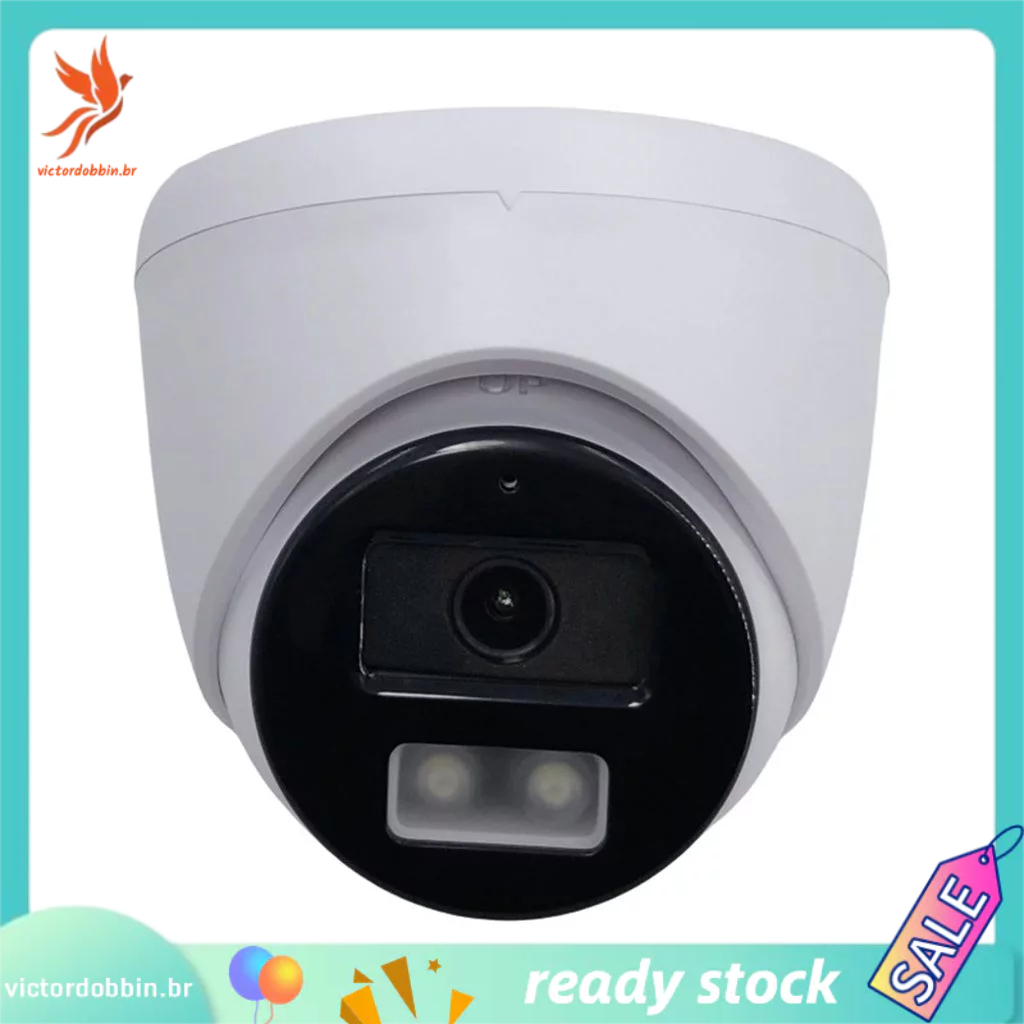 Câmera POE Com Cúpula De Teto XM De 5MP Luz Dupla H . 265 MIC Embutido IP ONVIF/NTP/DHCP Radiador Visão Noturna