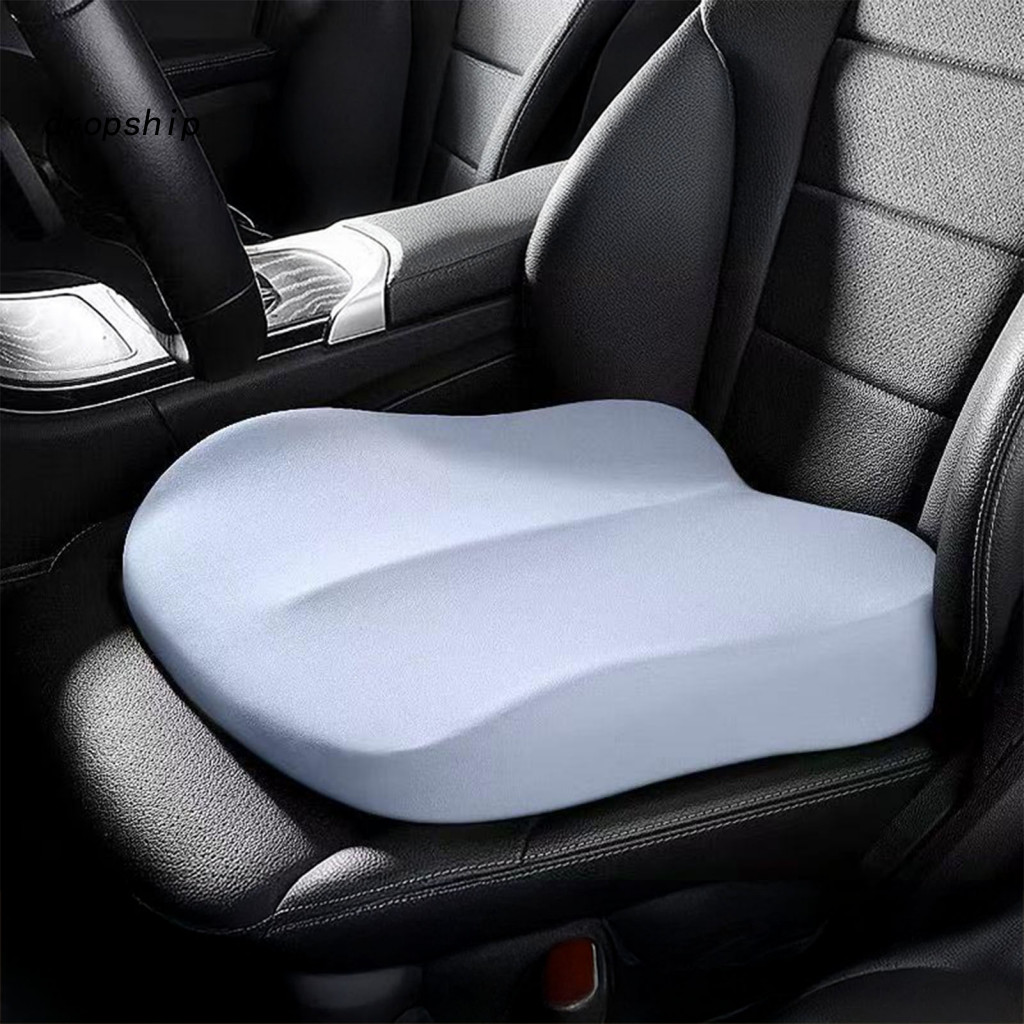 Washable Cover Seat Cushion Ergonomic Memory Foam Car for Driving Non-slip Pad for Sciatica Back Pain Relief Comfortable